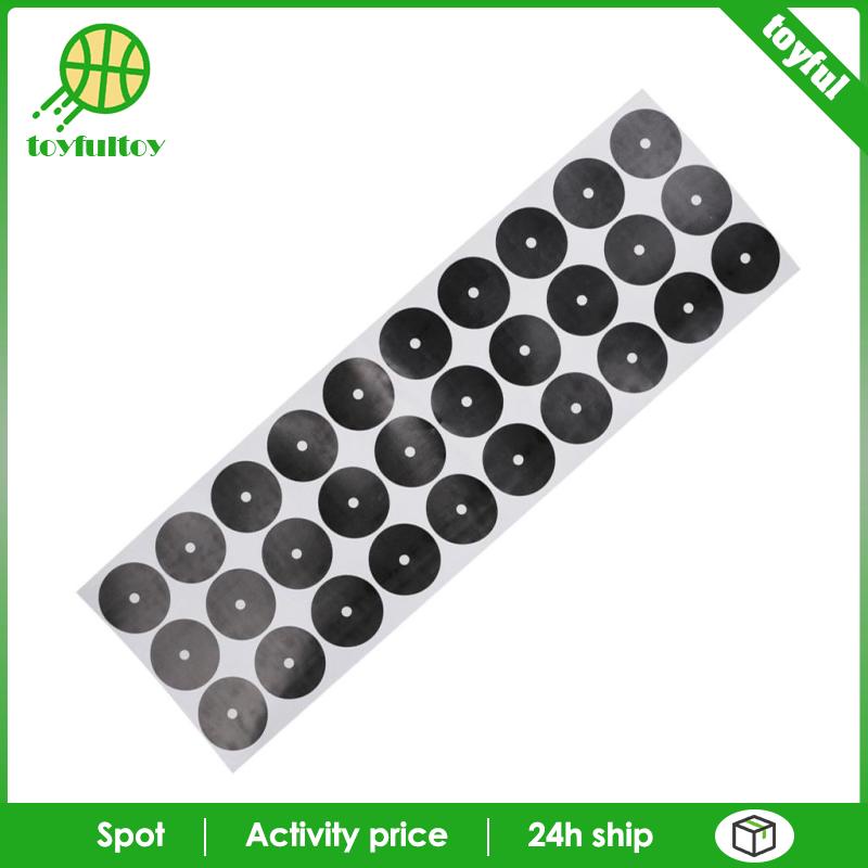 Bộ 30 Miếng Dán Đánh Dấu Hồ Bơi Màu Đen 3-3.5cm