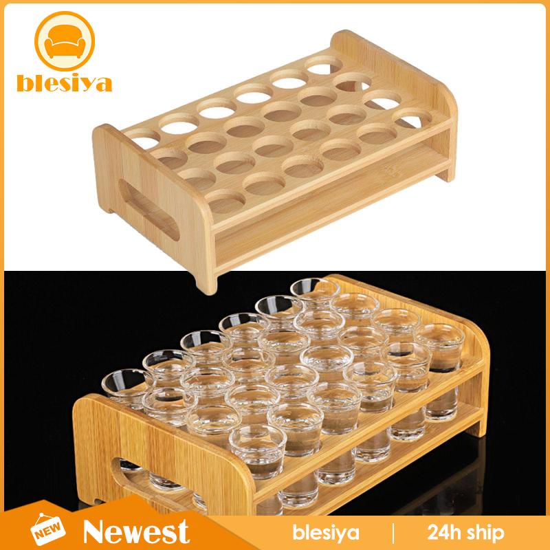 Giá Đỡ Cốc Thủy Tinh Bằng Gỗ Tiện Dụng Cho Quán Bar / Khách Sạn