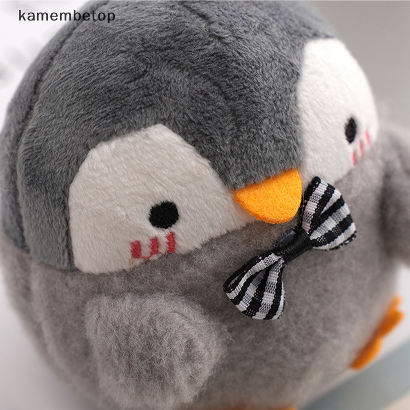 1 Thú Nhồi Bông Hình Chim Cánh Cụt Hoạt Hình Đáng Yêu Kích Thước 12cm