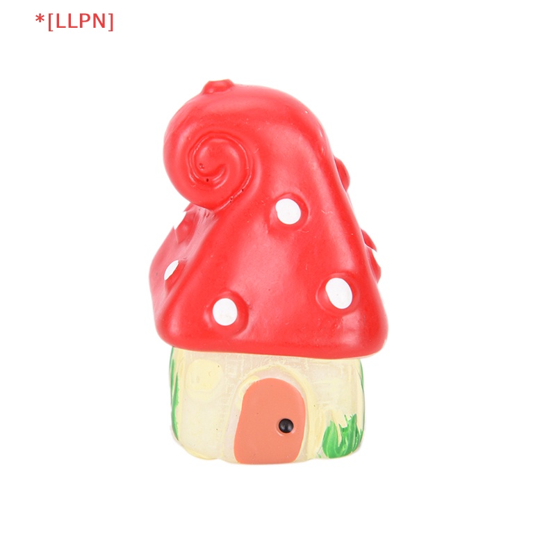 [loyaltysun] Đồ trang trí Ngôi Nhà Nấm Bằng Nhựa Resin Thủ Công Trang Trí Sân Vườn Chào Mừng