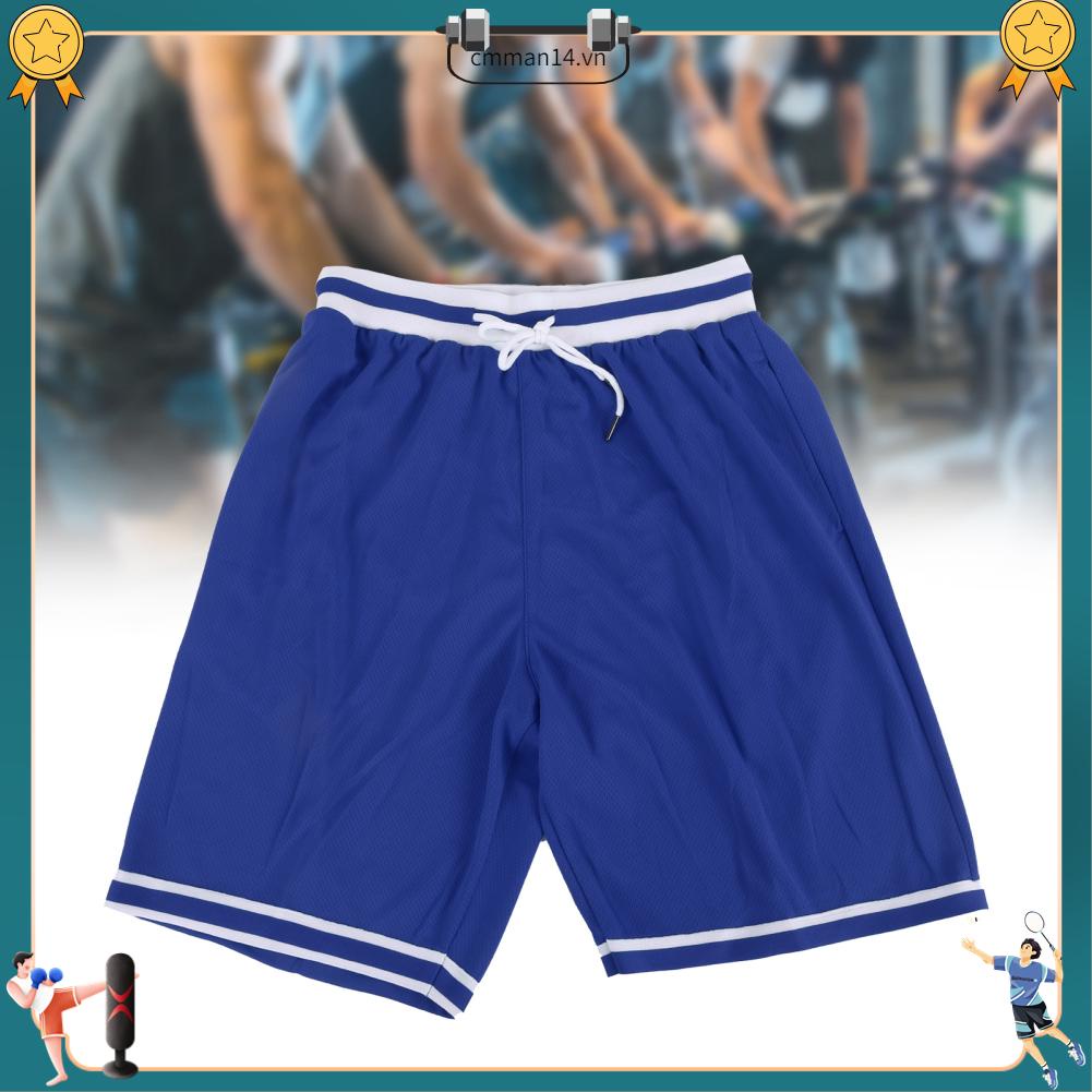 Sportime Quần bóng rổ cho nam short dành người lớn thoáng khí khô nhanh để chạy bộ tập luyện thể dục