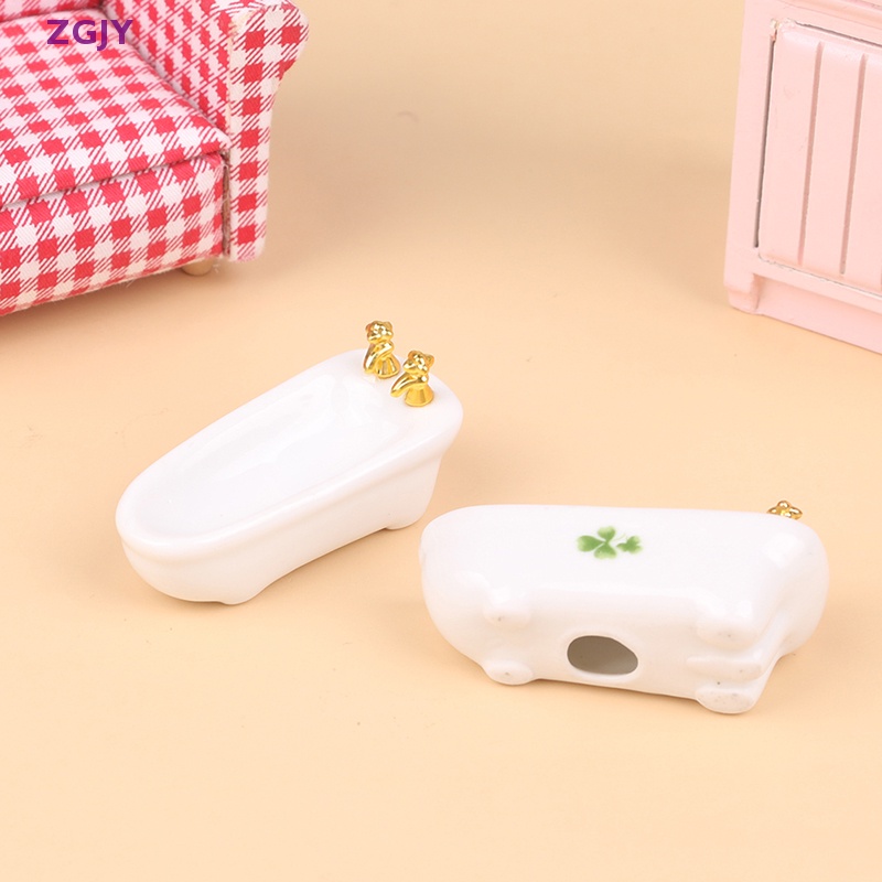 1 Bộ Bồn Tắm 1: 12 Độc Đáo Trang Trí Nhà Búp Bê Mới