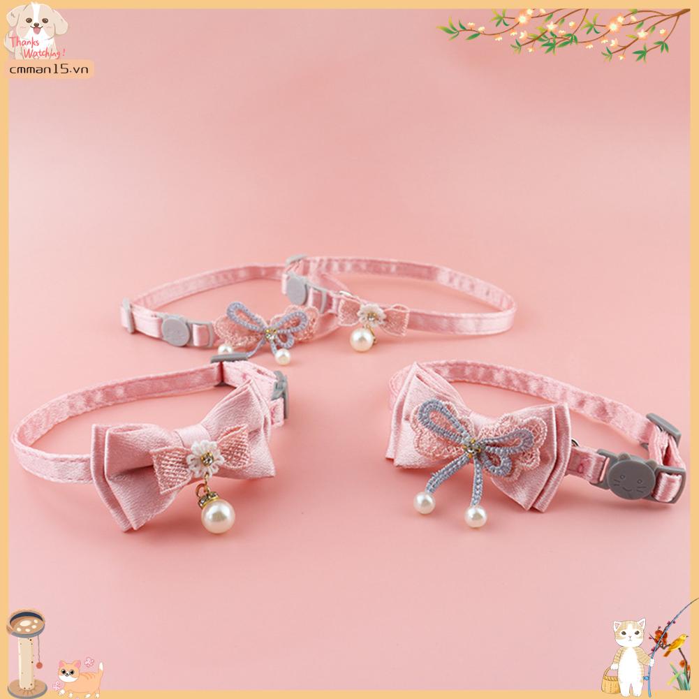 Phổ biến Vòng Cổ Thú Cưng Có Thể Điều Chỉnh Mềm Mại Đeo Áo Thắt Nơ Cho Mèo Thời Trang Dễ Thương Bữa Tiệc Đi Bộ Hàng Ngày