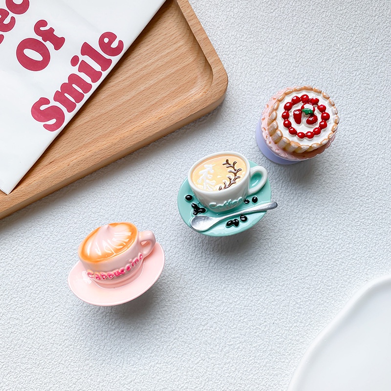 Giá Đỡ Điện Thoại Túi Khí Màu Cà Phê Trơn