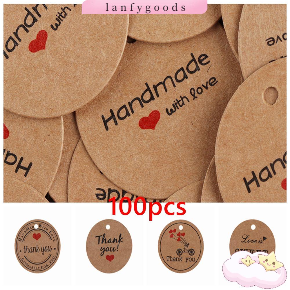 Bộ 100 Thẻ Giấy Chuyên Dụng Dùng Trang Trí Đồ Thủ Công