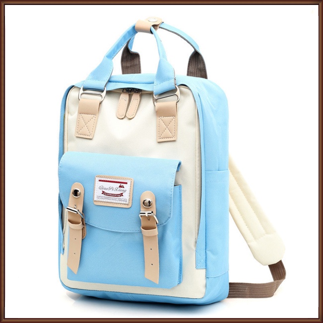 Ba Lô Đeo Vai Có Khóa Kéo Chống Thấm Nước Thời Trang Cho Nam Và Nữ