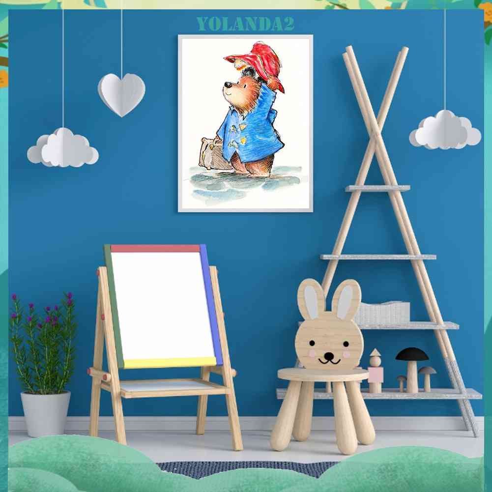 Bộ Tranh Đính Đá 5D Họa Tiết Bia Hoạt Hình Độc Đáo Diy Dùng Trang Trí Nhà Cửa