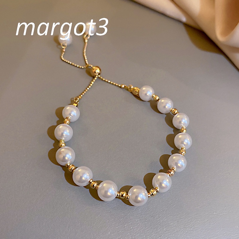 Vòng Tay Đính Hạt Ngọc Trai Tự Nhiên Thời Trang Hàn Quốc Cho Nữ