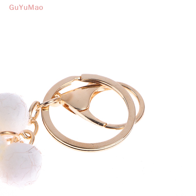 [cxGUYU] Móc Khóa Bóng Lông Thỏ Dễ Thương Cho Nữ