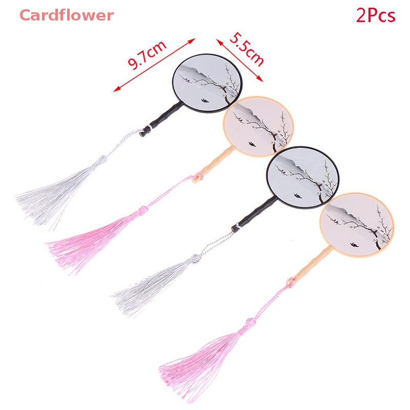 2 Quạt Mini Hóa Trang Cho Nhà Búp Bê 1: 6 Mới