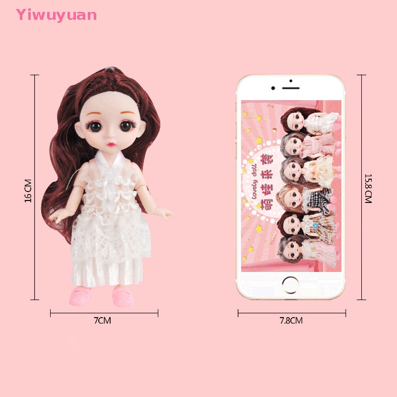 Búp Bê Công Chúa Yiwuyuan > Giày 16cm Có Khớp Cử Động Ngọt Ngào Mới