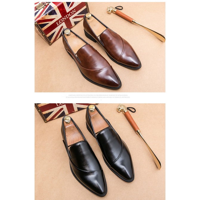 Giày Lười Da Mềm Phong Cách Doanh Nhân Cho Nam, Size 38-48