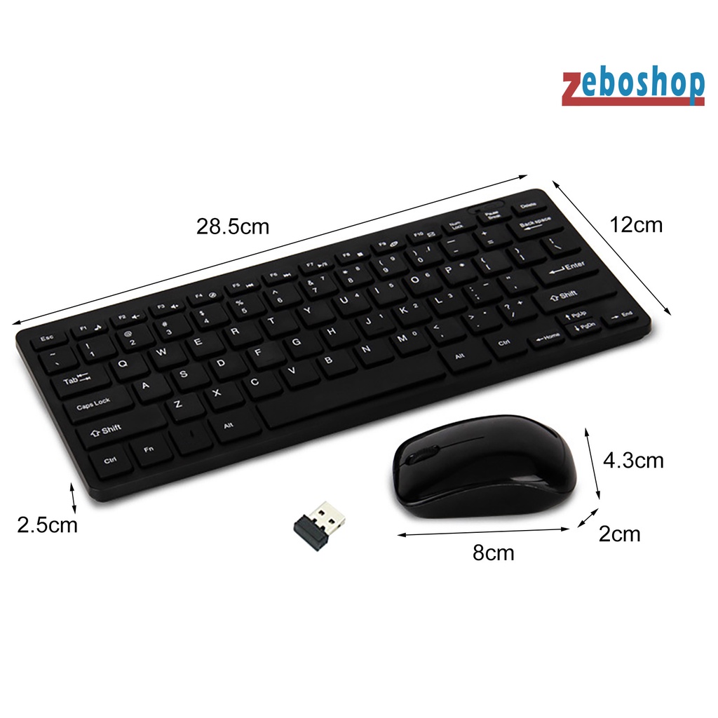 Bộ 2 Bàn Phím Cơ HK-03 Không Dây Di Động Tiện Dụng Cho Văn Phòng