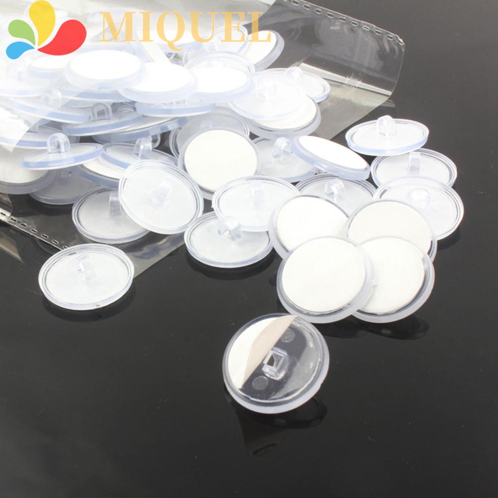 Set 10 / 30 / 50 Móc Treo Đồ Dán Tường Hình Tròn 2cm