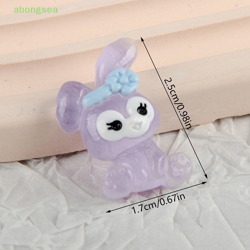 Set 10 Kẹp Tóc Nhựa Hình Thỏ Hoạt Hình Dễ Thương