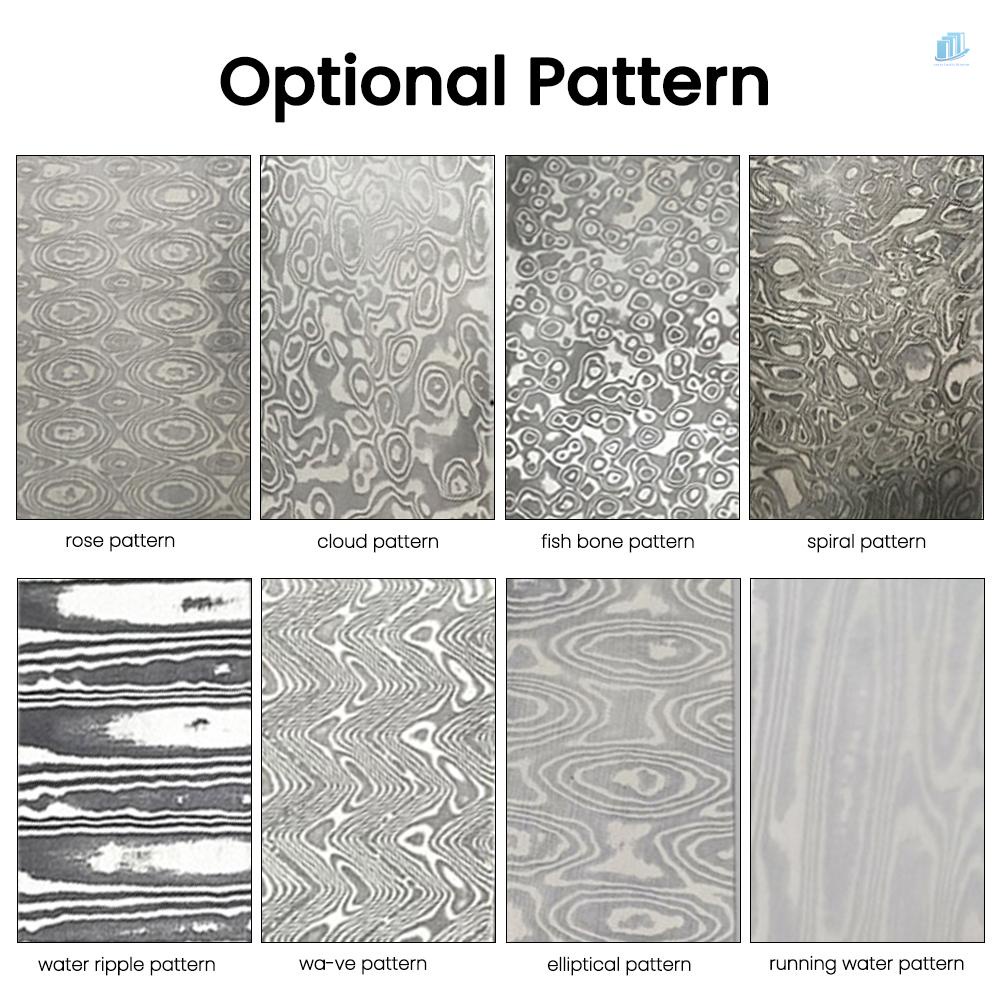 Dụng Cụ Cắt Bằng Thép Tạo Hình Damascus Billet Thủ Công Đa Năng DIY