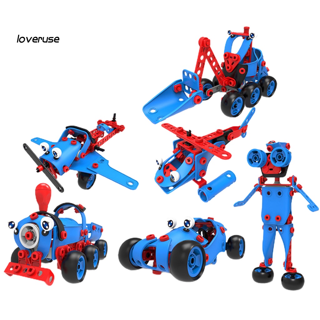 Bộ 143 Khối Xây Dựng Đồ Chơi Kèm Xô Cho Bé