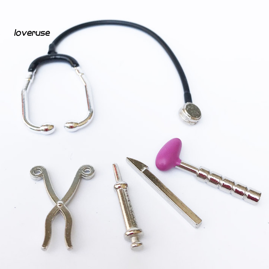 Set 5 Dụng Cụ Mô Hình Kính Vạn Hoa Mini Tỉ Lệ 1 / 12 Trang Trí Nhà Búp Bê