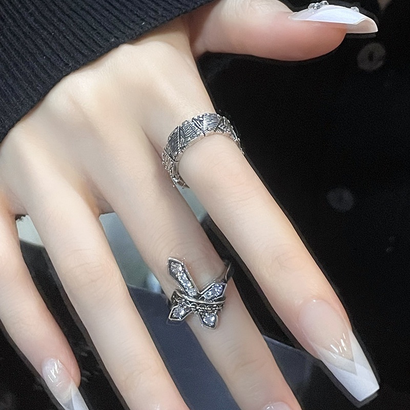 Nhẫn Thời Trang Hip Hop Đường Phố Cổ Điển Cá Tính Cho Nam Và Nữ