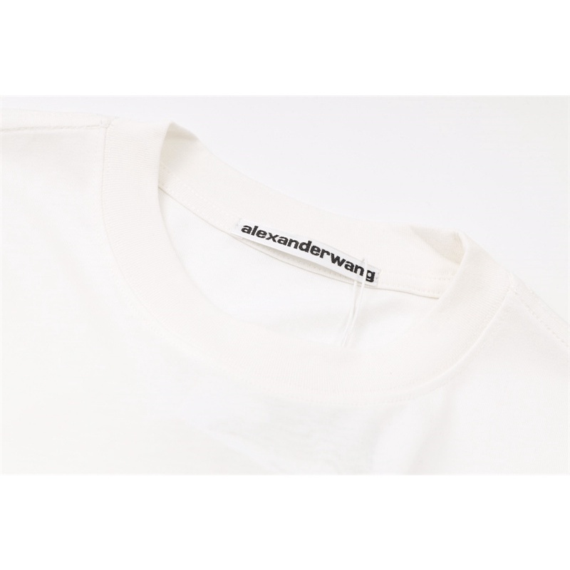 Ale-xander-w-ang &amp; - Áo Thun Tay Ngắn In Hình Lá Cờ Đường Phố Mới Nhất Thời Trang Cho Nam Và Nữ Alikeujdftydyr