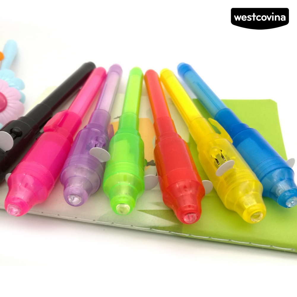 [COD]♪Bút Mực Vô Hình Tích Hợp Đèn UV Cho Học Sinh