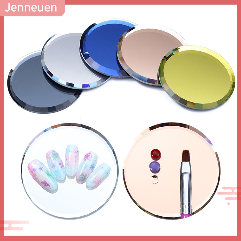 Bảng Trưng Bày Móng Tay Giả Bằng Kính Tráng Gương Màu Sắc