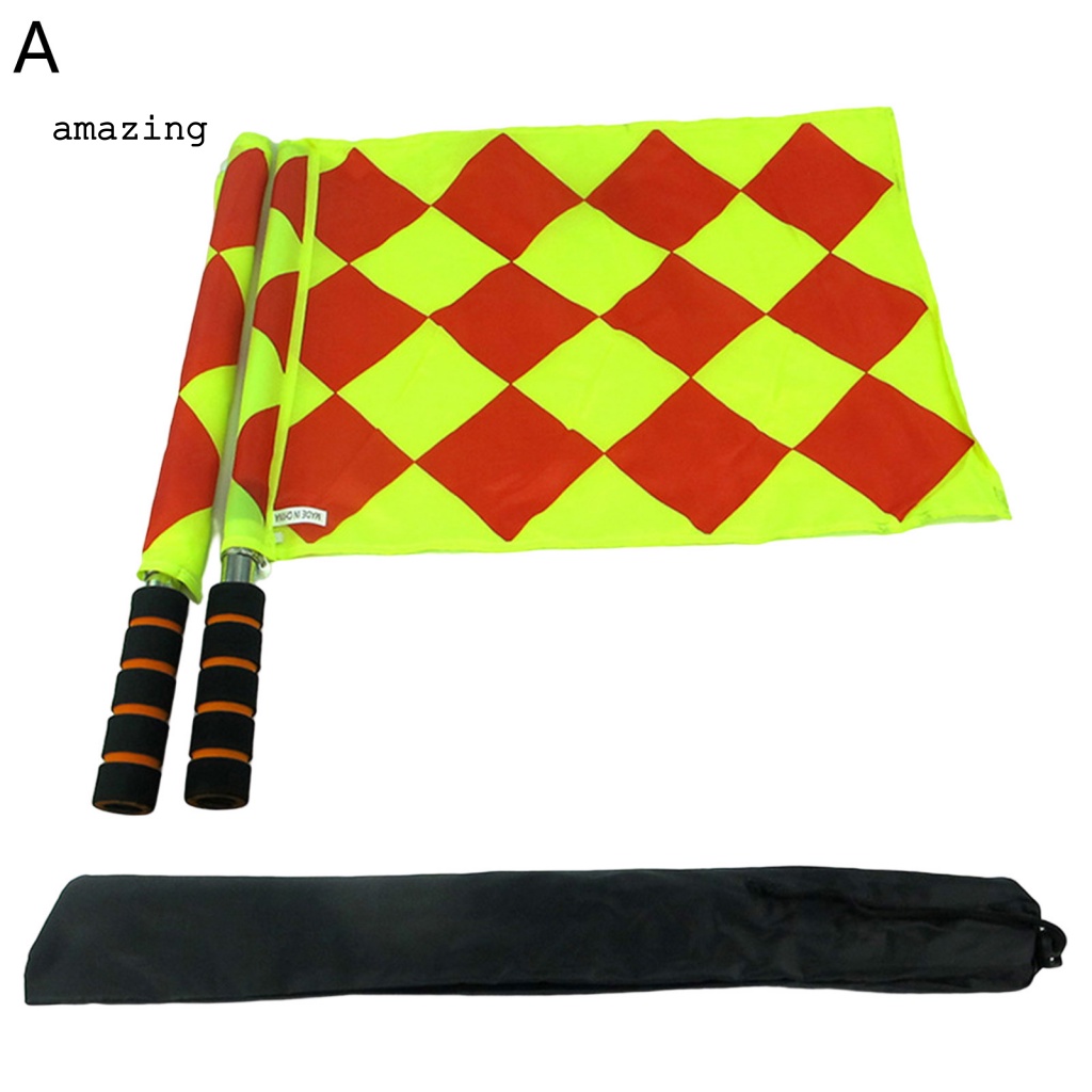 1 Cặp Cờ Sân Khấu Bóng Đá Hình Vuông Lớn Đa Năng