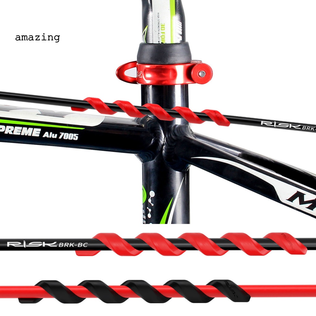 Set 5 Ống Dẫn Dầu Bằng Nhựa Dạng Xoắn Cho Xe Đạp