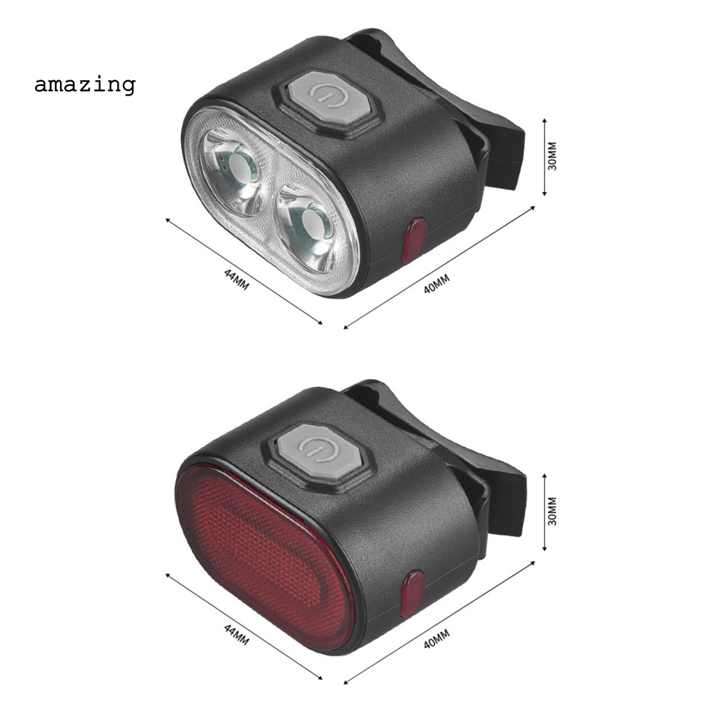 1 Bộ Đèn Đuôi Xe Đạp Độ Sáng Cao Dễ Lắp Đặt