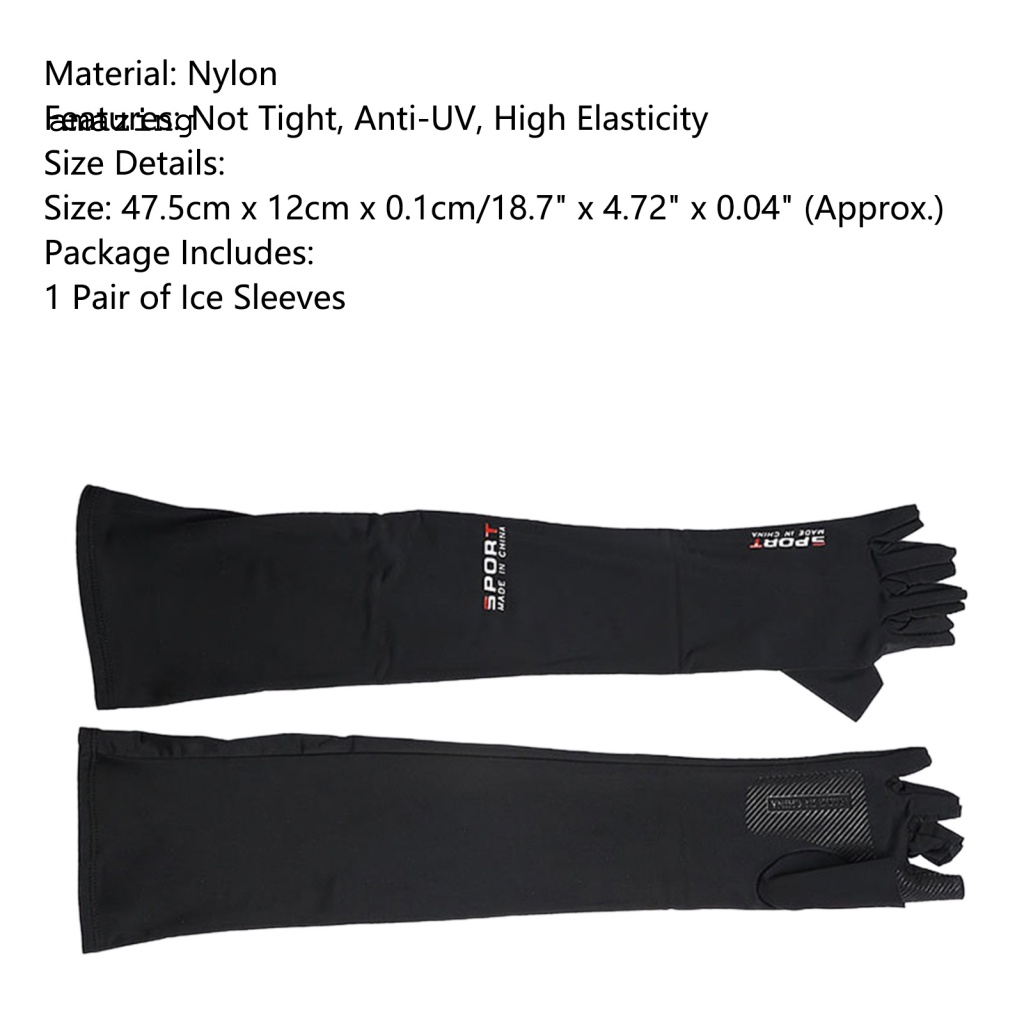 1 Cặp Ống Tay Áo Gọn Nhẹ Chống Rơi Cho Câu Cá Mùa Hè