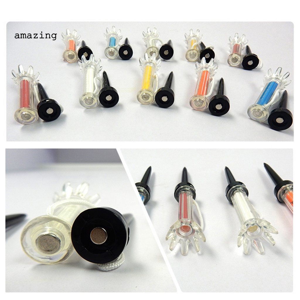 Set 5 Tee Golf Mini Kèm Dây Cố Định Dùng Luyện Tập Đánh Golf