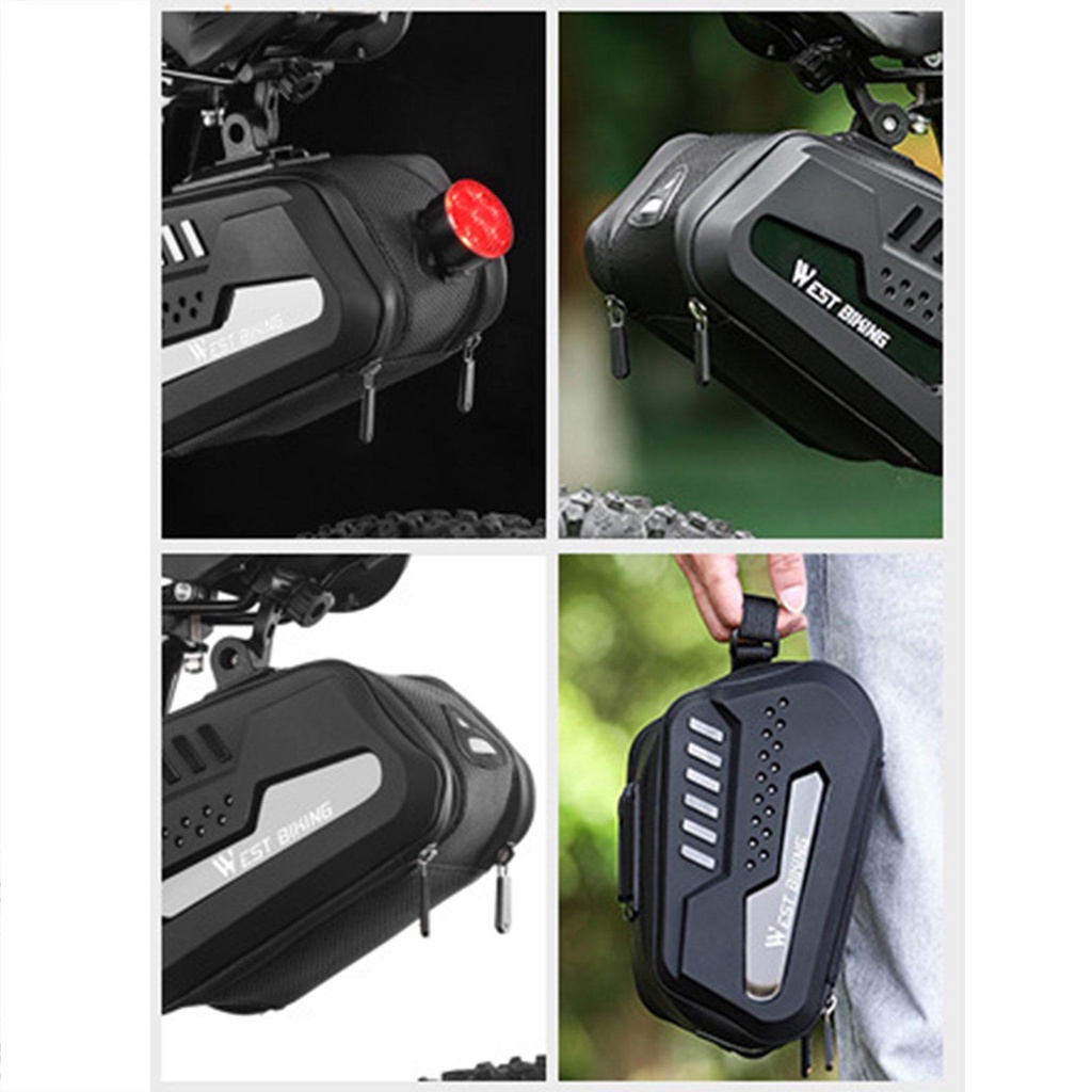 Túi Treo Yên Xe Đạp 2 7L Phản Quang Tháo Lắp Nhanh Tiện Dụng