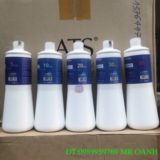 Oxy trợ nhuộm không rát da đầu labene oxidant cream 1000ml