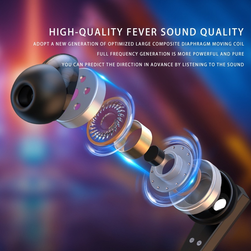 Tai Nghe Nhét Trong Không Dây Bluetooth P50 Công Suất Cao TWS Âm Thanh Siêu Trầm Có Micro