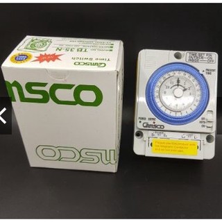 Bộ hẹn giờ cơ công suất lớn 15a timer 24h camsco tb35-n, dễ sử dụng , bền, chuẩn xác