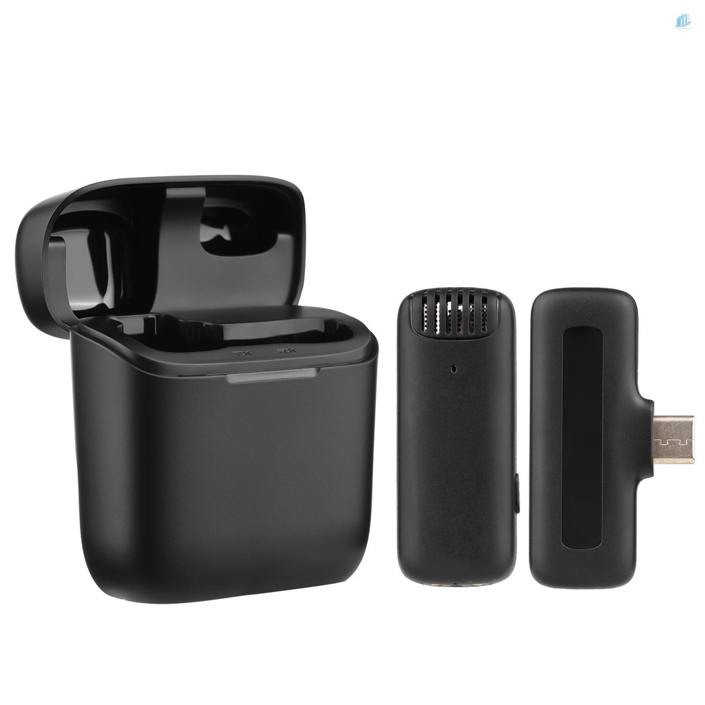 Hệ Thống Micro Không Dây One-Trigger-One Nhỏ Gọn Với 1 Đầu Nhận &amp; 1 Micro 20M Tích Hợp Pin Tích Hợp Sạc Type-C Và Hộp Sạc