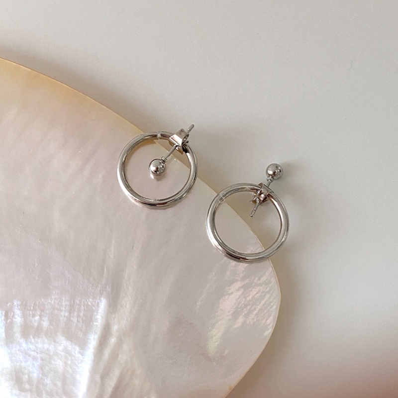 Đôi Bông Tai Hạt Tròn Thời Trang Cho Nữ