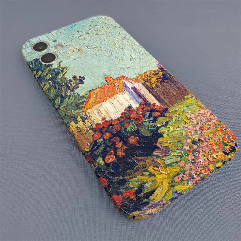 Ốp Điện Thoại Cứng Họa Tiết Tranh Sơn Dầu Van Gogh Độc Đáo Thời Trang Cho Iphone13 max14pro / XR 12iphone11