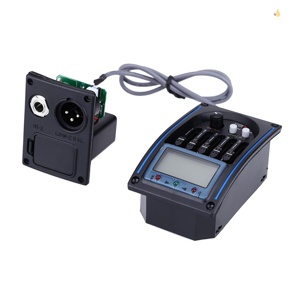 Hệ Thống Điều Chỉnh EQLC-5 5 Băng Tần EQ Màn Hình LCD Chuyên Dụng Cho Đàn Guitar Acoustic