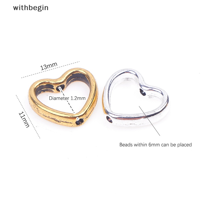 Set 10 Hạt Xỏ Lỗ 6mm Phong Cách Cổ Điển Dùng Làm Trang Sức DIY