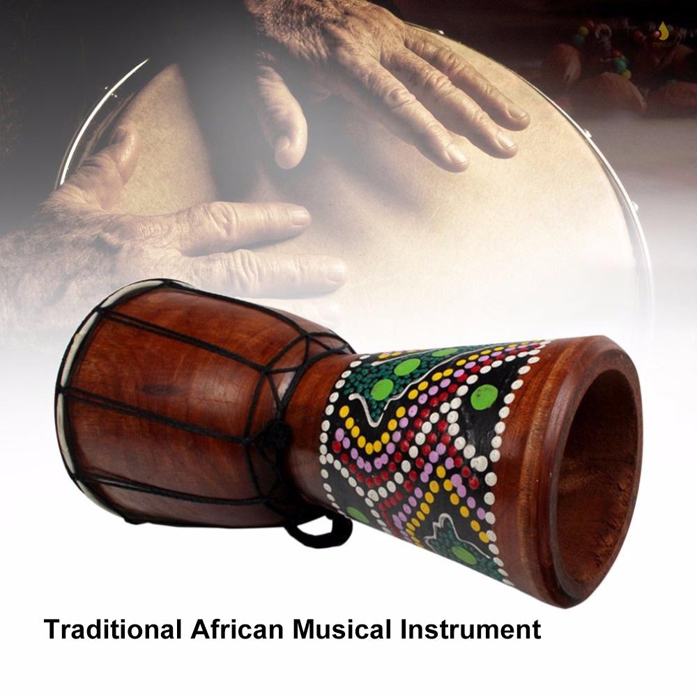 Trống Djembe Châu Phi Djembe Châu Phi 6in Bằng Da Dê Truyền Thống