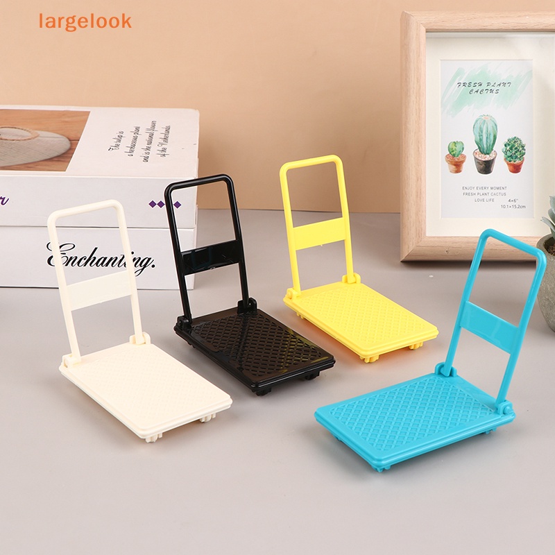 Mô Hình Xe Đẩy Mua Sắm Mini Tỉ Lệ 1 / 12 Trang Trí Nhà Búp Bê