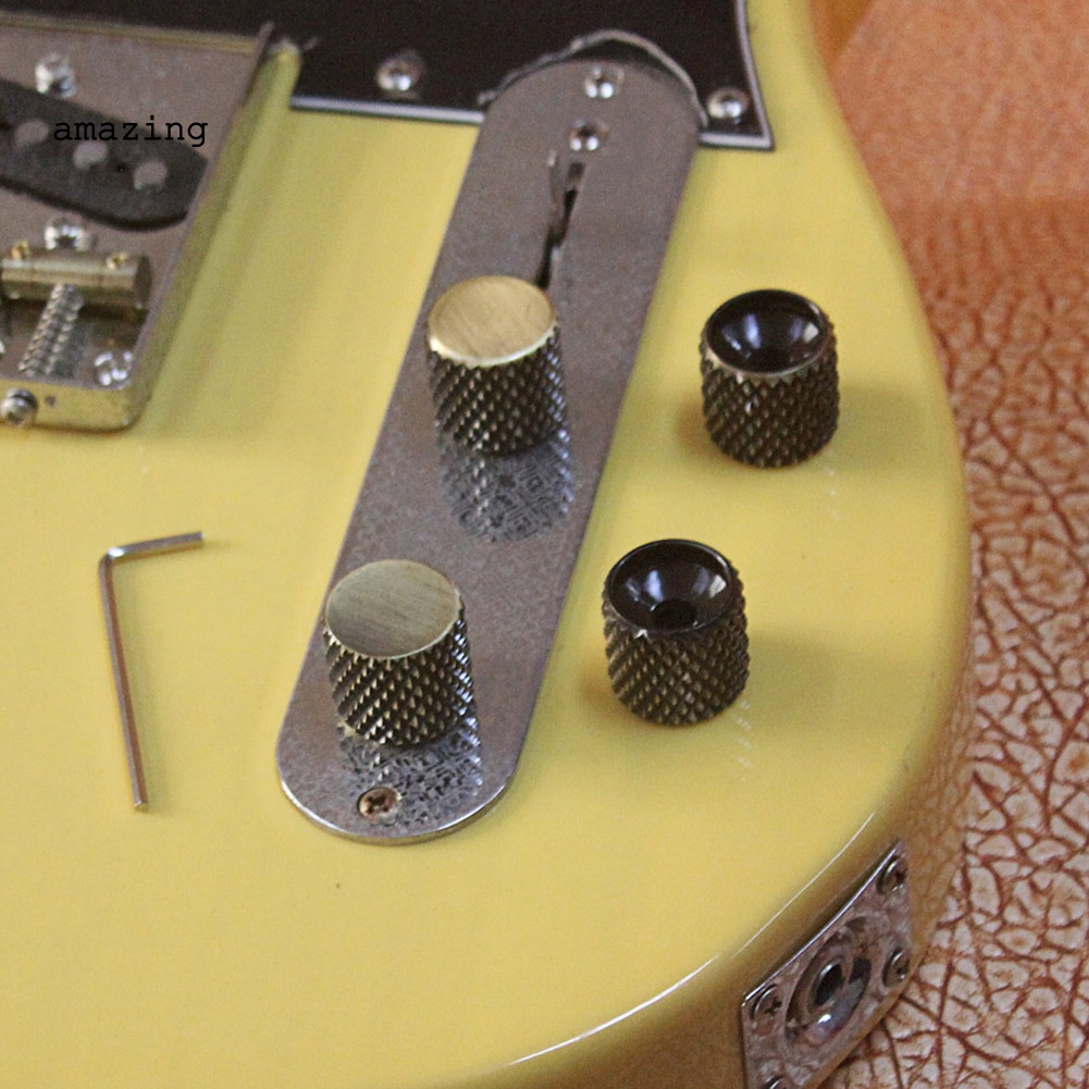 Set 4 Vỏ Bọc Núm Điều Khiển Bằng Kim Loại GD139D Cho Đàn Guitar Điện