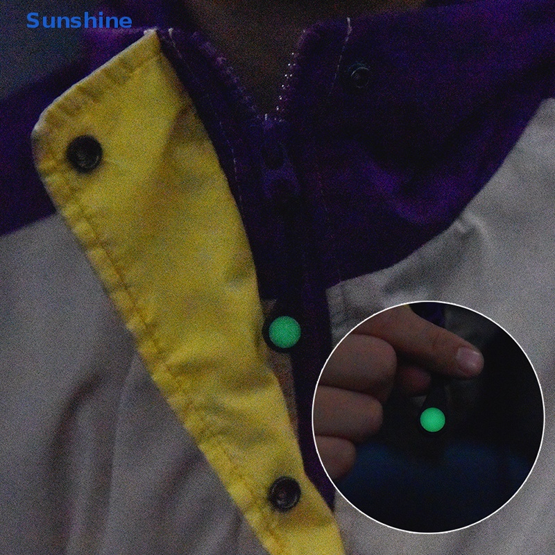 Set 5 / 10 Dây Kéo Khóa Màu Dạ Quang Trang Trí Lều Tiện Dụng