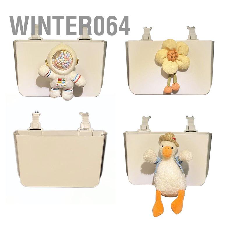Winter064 Gối Tựa Đầu Ô Tô Túi Treo Nhựa Có Thể Gập Lại Ghế Sau Người Tổ Chức Nhẹ Bảo Quản Rác
