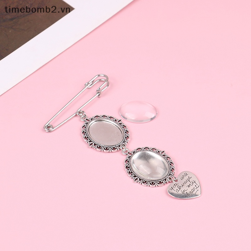 {Timebomb} Khung Ảnh Để Bàn Trang Trí Hình Bầu Dục DIY