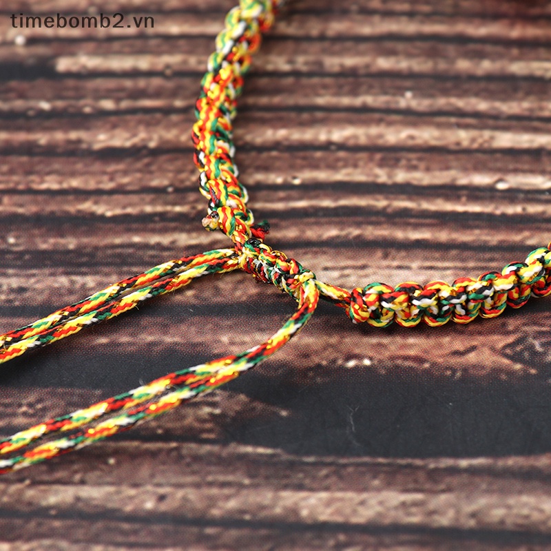 {Timebomb} Vòng Đeo Tay May Mắn Điều Chỉnh Được Phong Thủy Năm Nguyên Tố Tự Nhiên