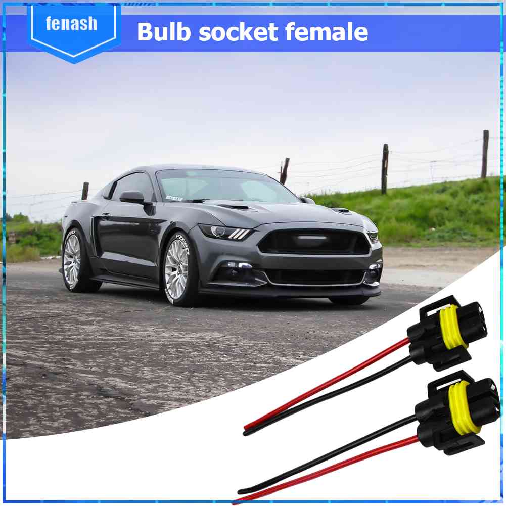 Set 2 Ổ Cắm Chuyển Đổi H8 / H9 / H11 Chuyên Dụng Cho Đèn Pha Xe Hơi