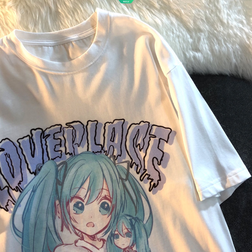 Áo Thun Tay Ngắn Dáng Rộng In Họa Tiết Anime Nhật Bản Thời Trang Mùa Hè 2023 Cho Nam Và Nữ