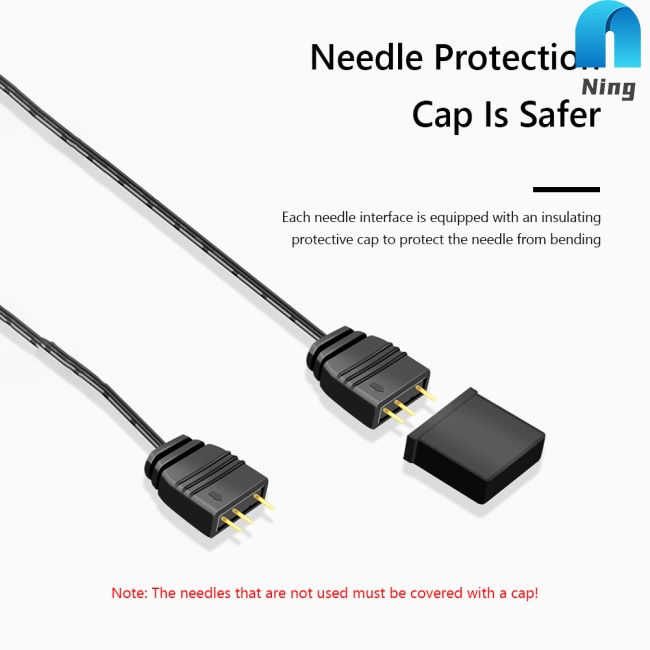 Dây Cáp Nối Dài Cổng Quạt 5v 3-pin ARGB Chuyên Dụng Cho Bo Mạch Chủ ARGB